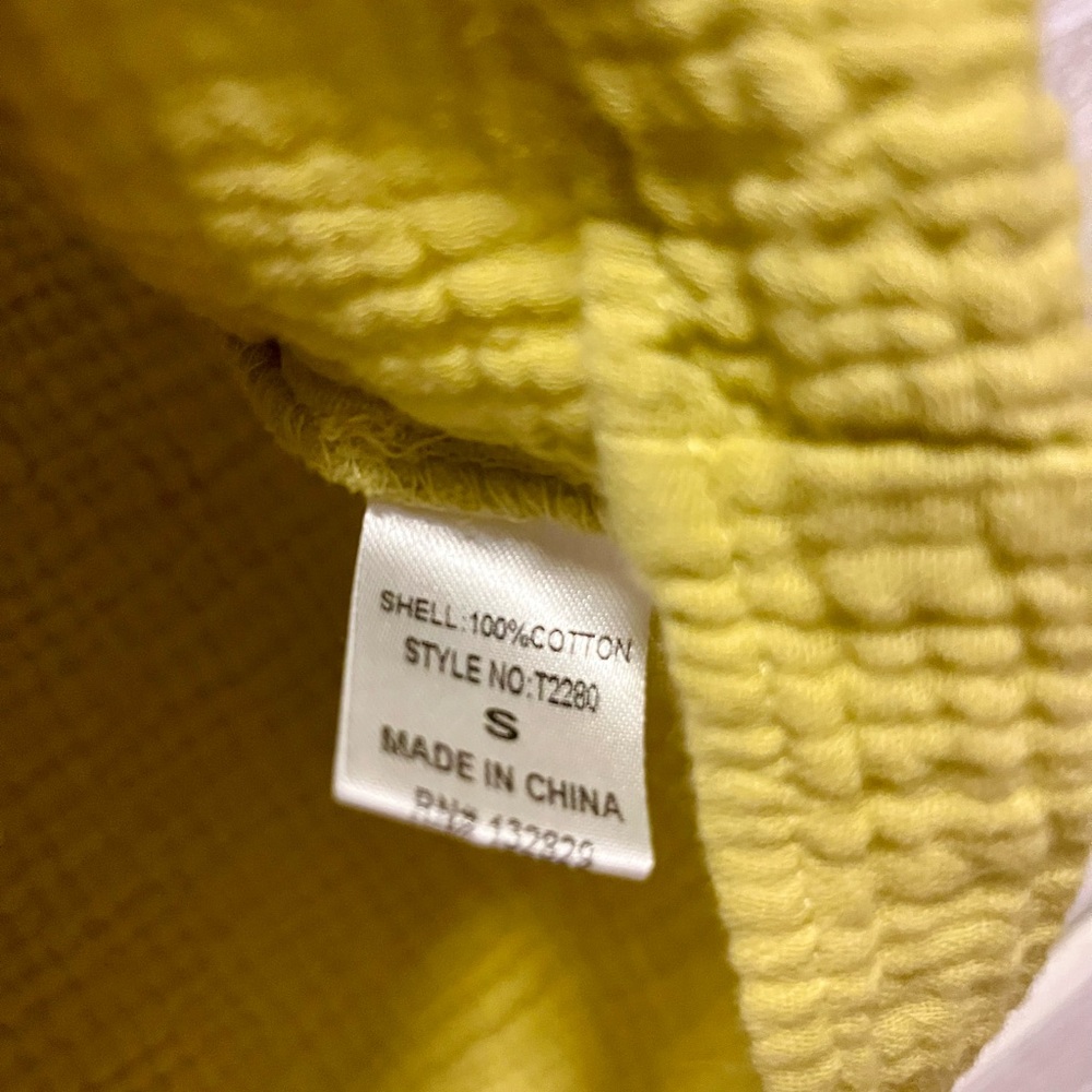 Miou Muse Green/Yellow Ruffle Top - Size S - Picture 5 of 9